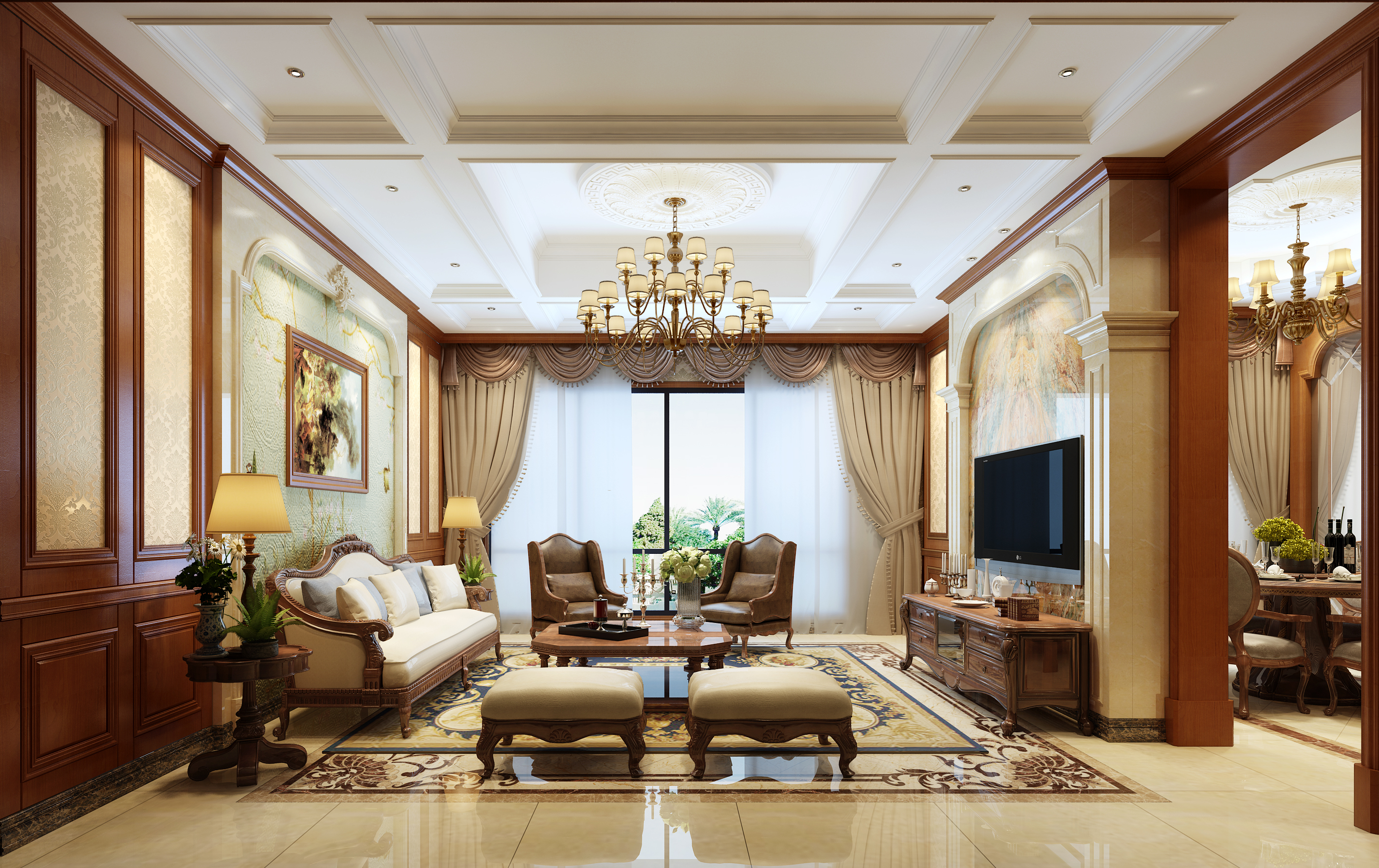 泰州家裝公司客廳設(shè)計(jì)