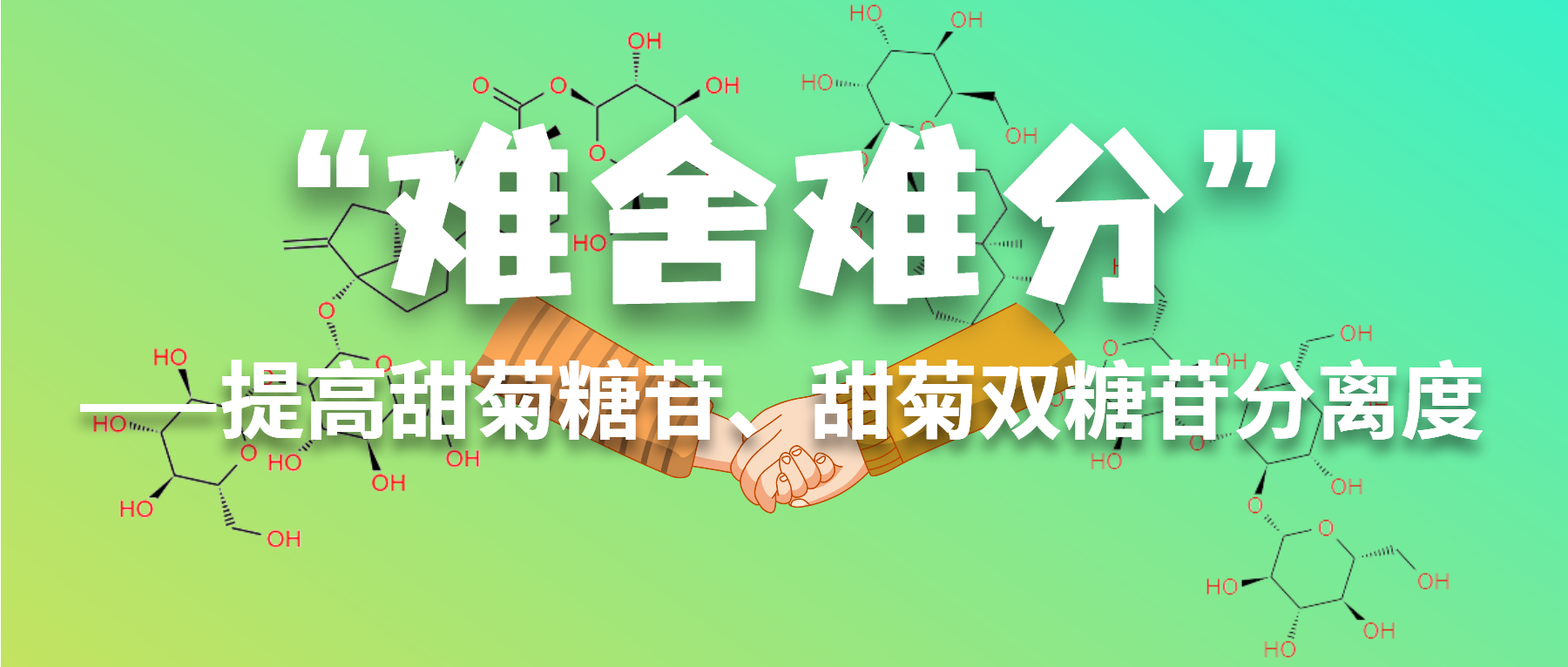 “難舍難分”——提高甜菊糖苷、甜菊雙糖苷分離度